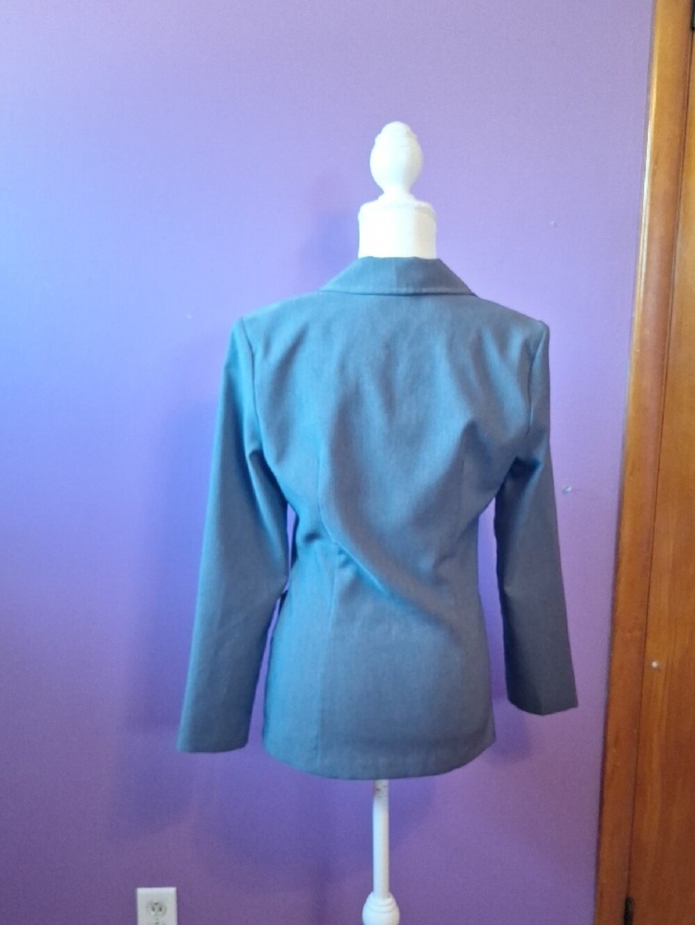 Star City Slate Gray Tailored Women's Blazer - Picture 6 of 9
